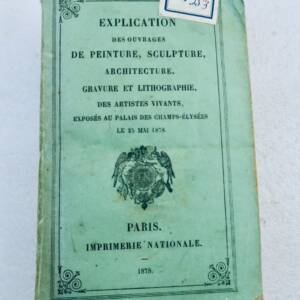 Explication des Ouvrages de Peinture, Sculpture, Architecture..1878