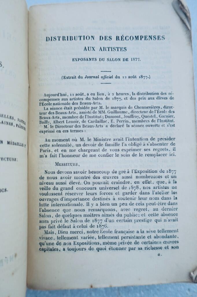 Explication des Ouvrages de Peinture, Sculpture, Architecture..1878