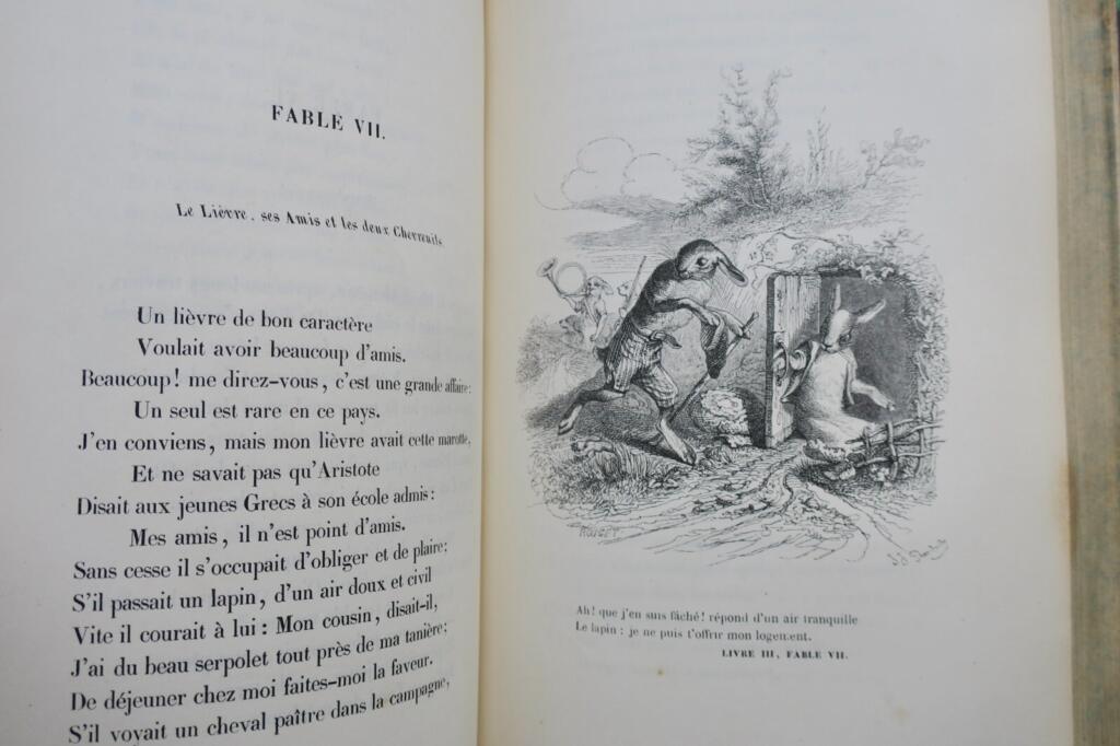 Fables. Illustrées par J.-J. Grandville FLORIAN LA FONTAINE