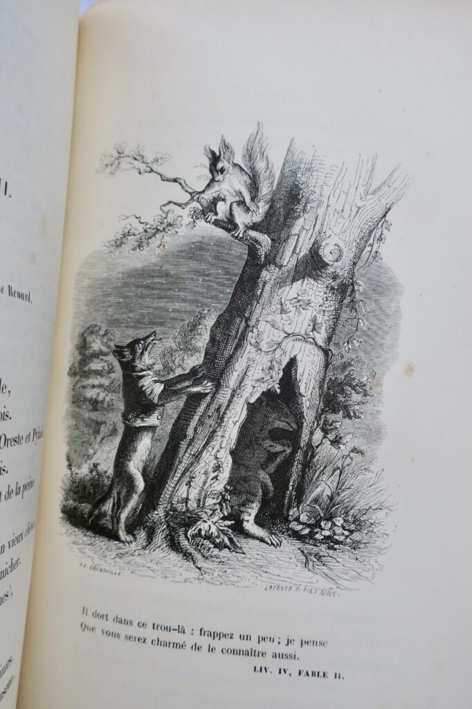 Fables. Illustrées par J.-J. Grandville FLORIAN LA FONTAINE