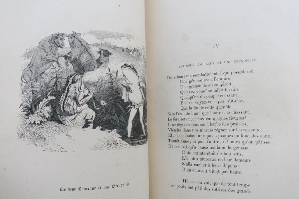 Fables. Illustrées par J.-J. Grandville FLORIAN LA FONTAINE
