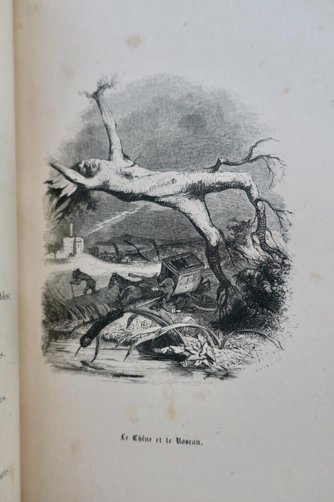Fables. Illustrées par J.-J. Grandville FLORIAN LA FONTAINE