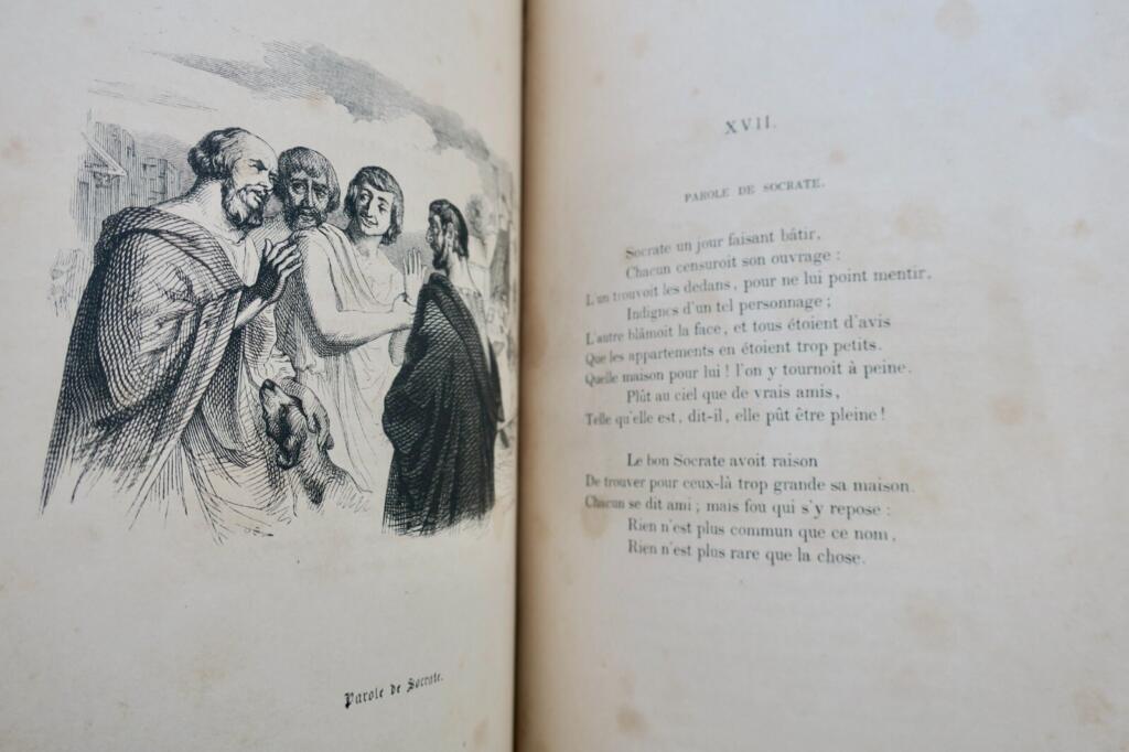 Fables. Illustrées par J.-J. Grandville FLORIAN LA FONTAINE