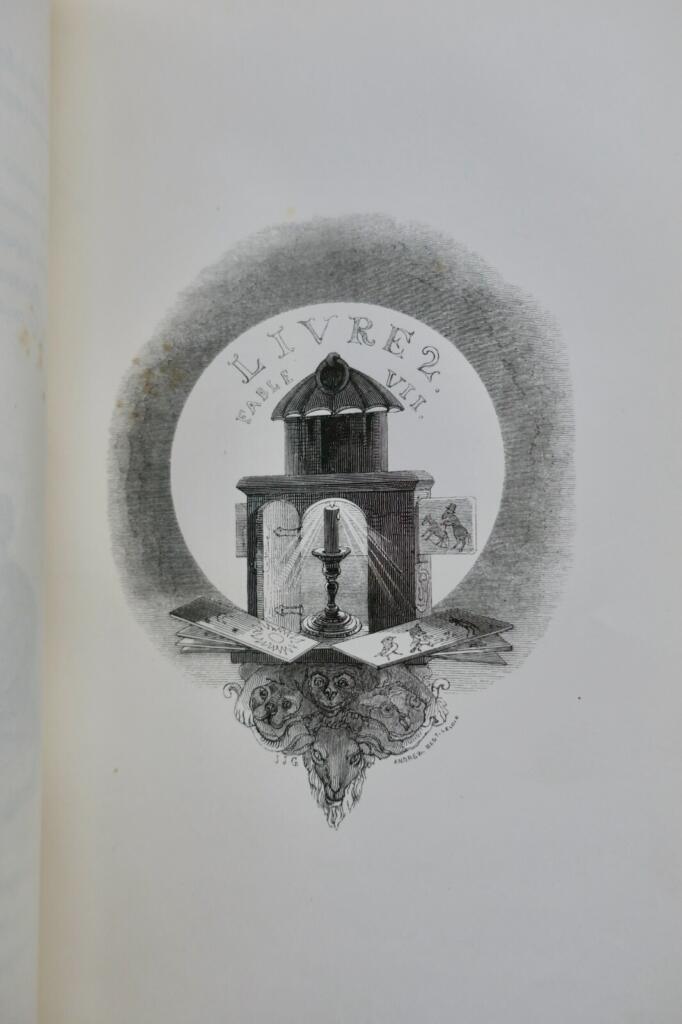 Fables. Illustrées par J.-J. Grandville FLORIAN LA FONTAINE
