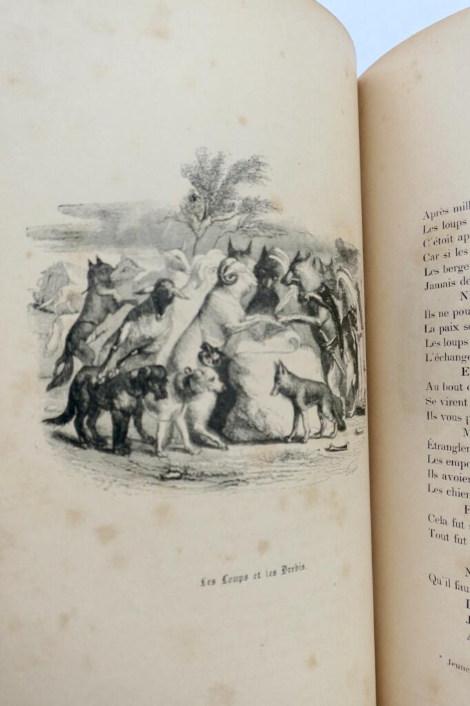 Fables. Illustrées par J.-J. Grandville FLORIAN LA FONTAINE
