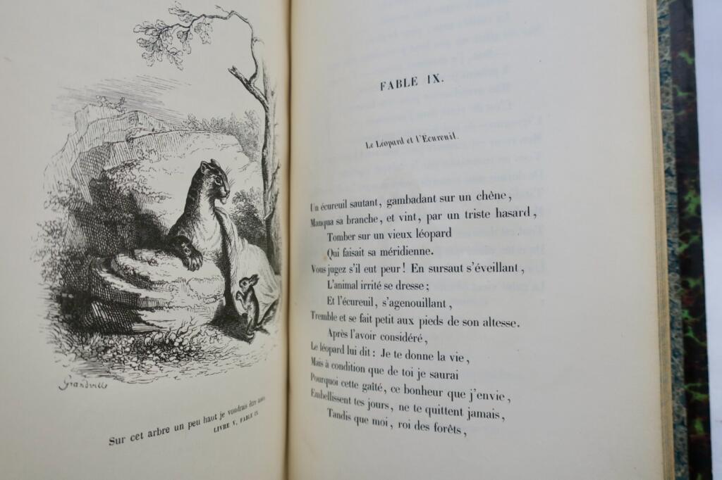 Fables. Illustrées par J.-J. Grandville FLORIAN LA FONTAINE