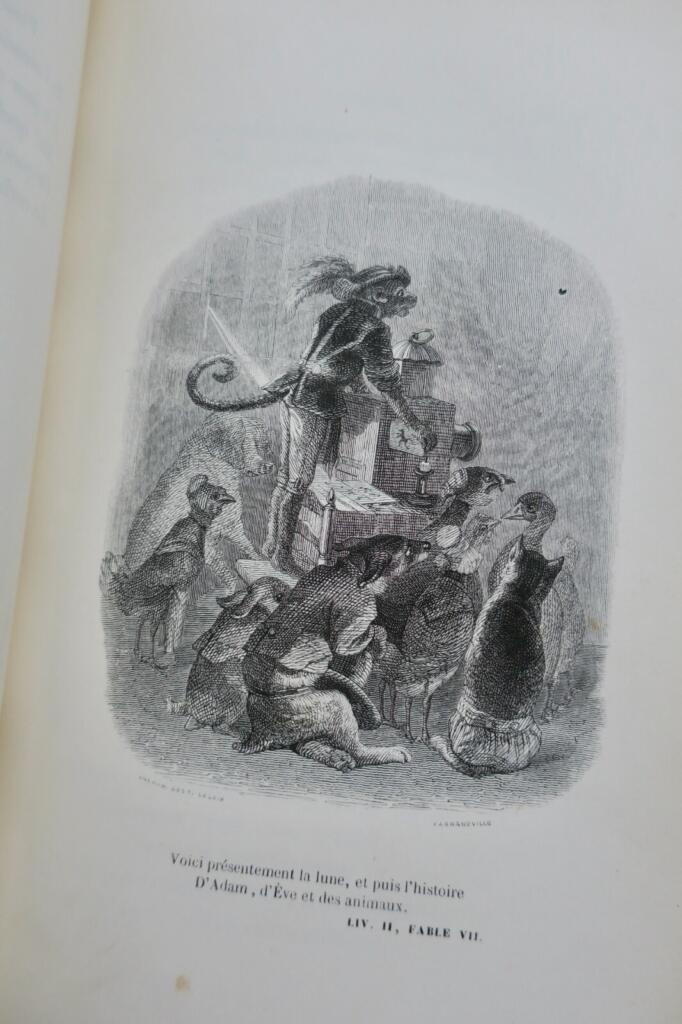 Fables. Illustrées par J.-J. Grandville FLORIAN LA FONTAINE