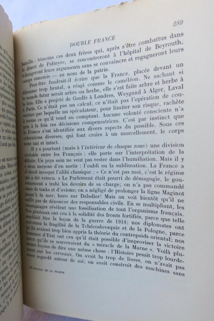 FABRE-LUCE JOURNAL DE LA FRANCE, 1939-1944