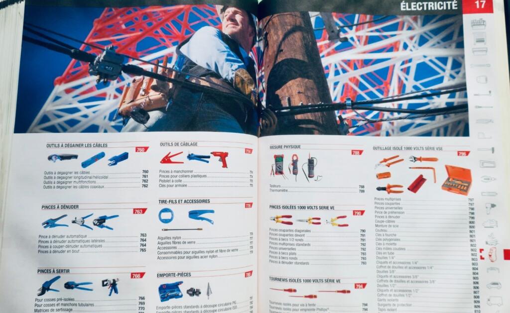 Professioneller Werkzeugkatalog mit Lagerlösungen
