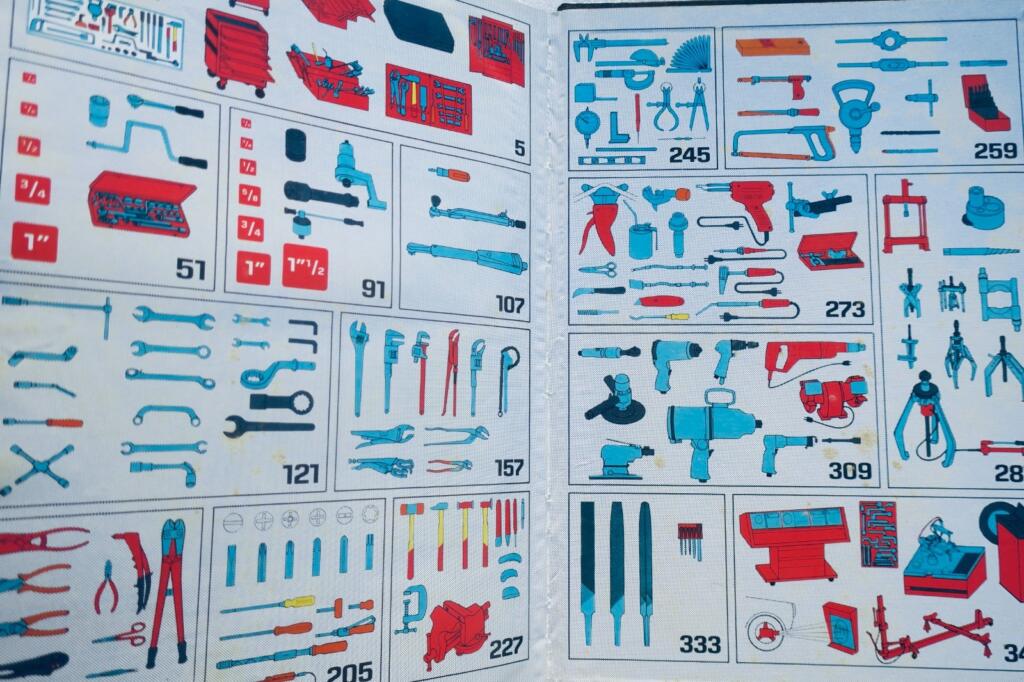 Professioneller Werkzeugkatalog von Facom