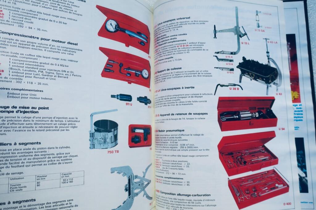 Professioneller Werkzeugkatalog von Facom