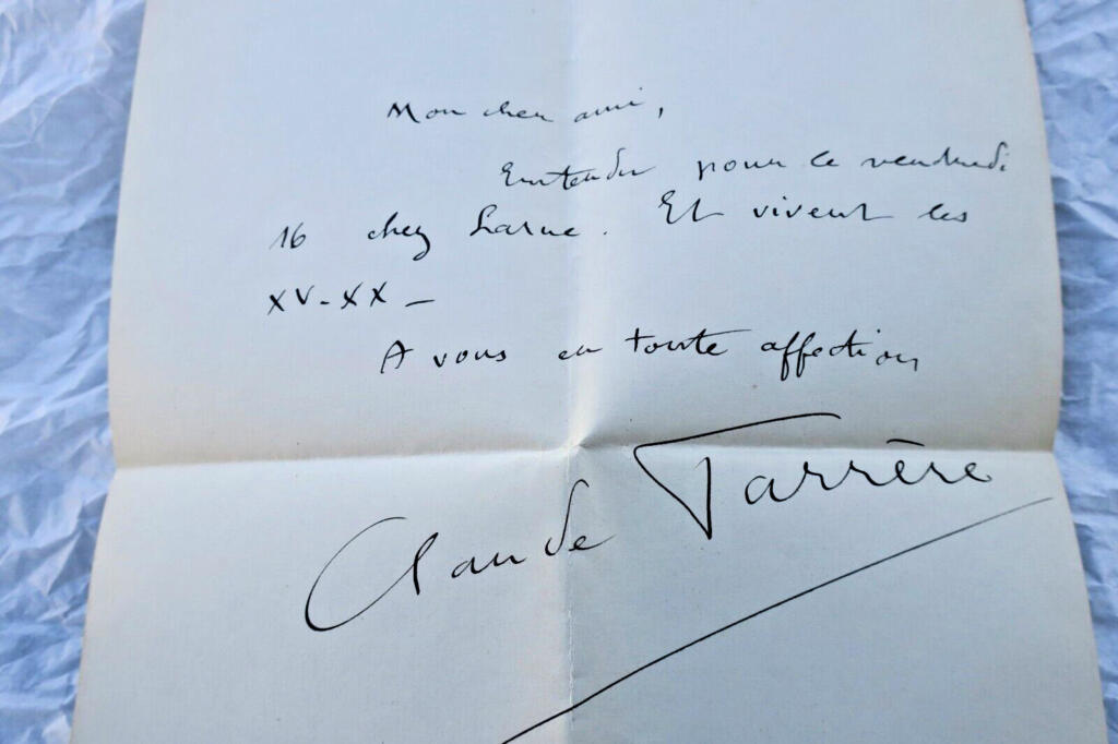 FARRERE Claude – DIGNIMONT La bataille + lettre