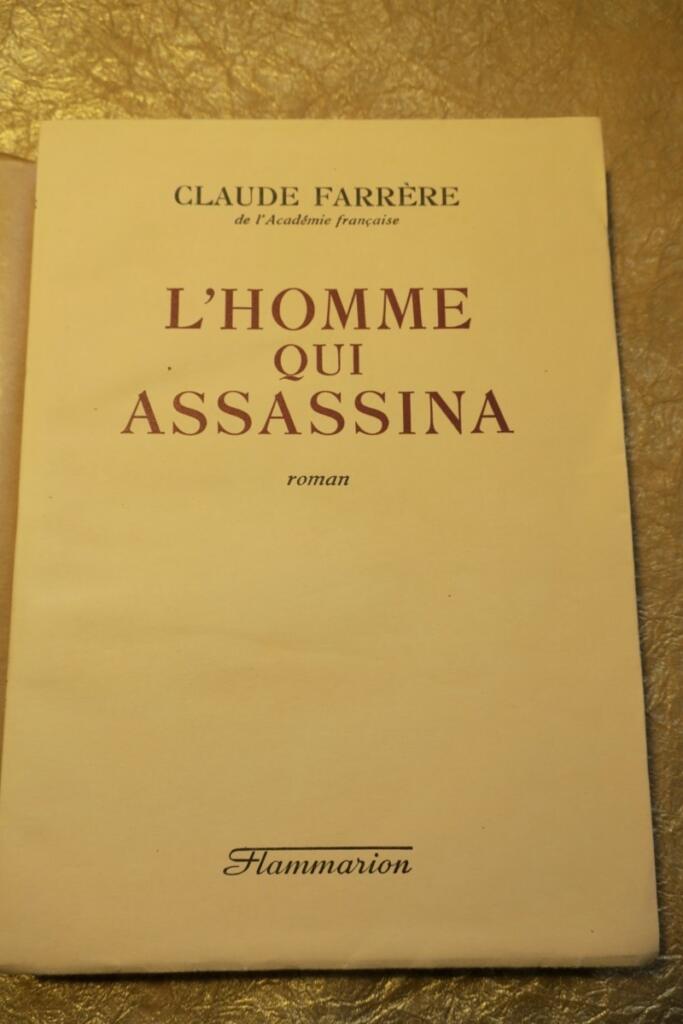 FARRERE CLAUDE L HOMME QUI ASSASSINA / GRAVURE DE CHARLES FOUQUERAY