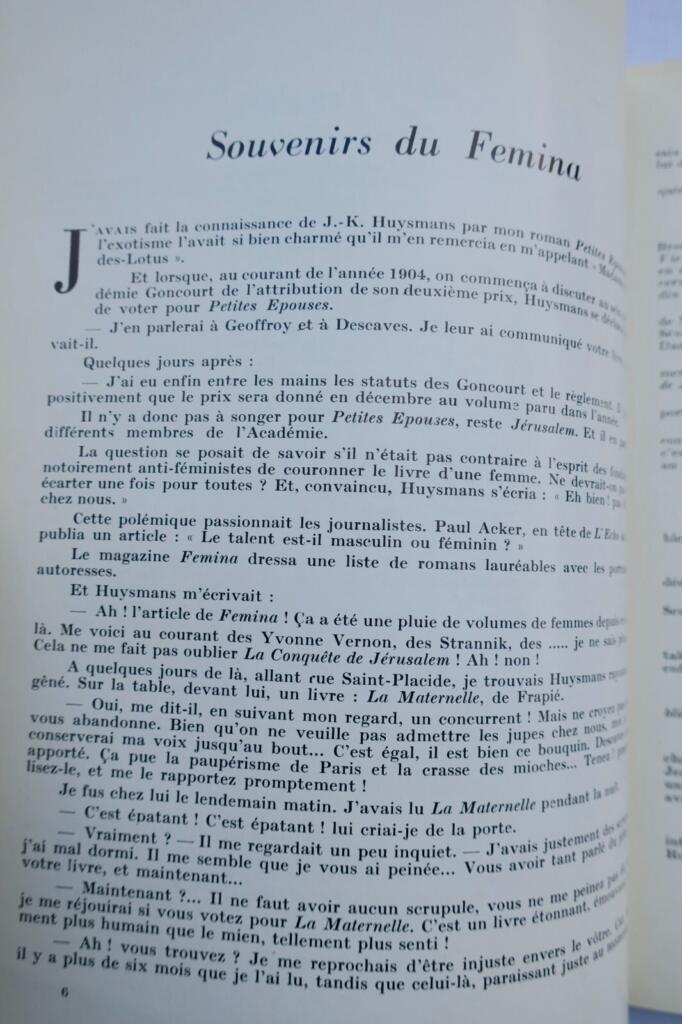 FEMINA prix Femina, album du cinquantenaire 1954