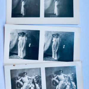 femme Charme féminin CASABLANCA 1910/1911 3 stéréo