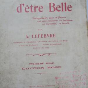Femme l'art d'être belle 1902