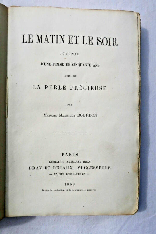 Mathildes Bourdons intimes Tagebuch mit fünfzig
