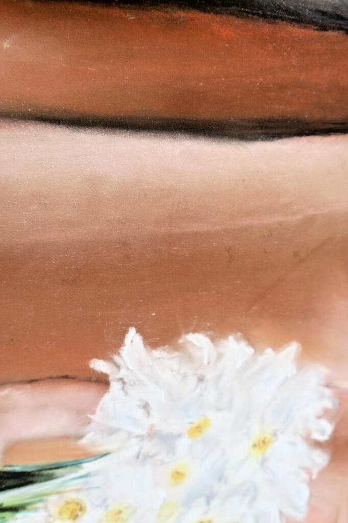 Femme nue GINA MORO 2018 Gouache 70 X 50 cm
