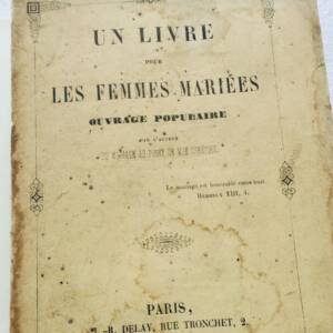 Femme Un livre pour les femmes mariées 1846