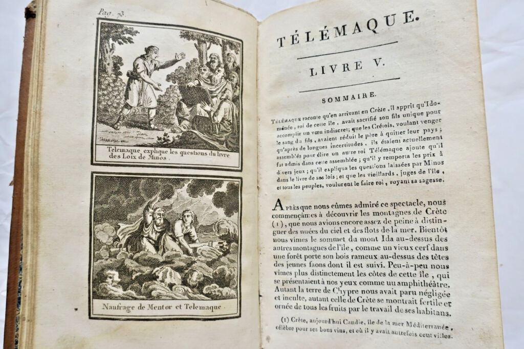Fénélon Aventures de Télémaque Tarlier