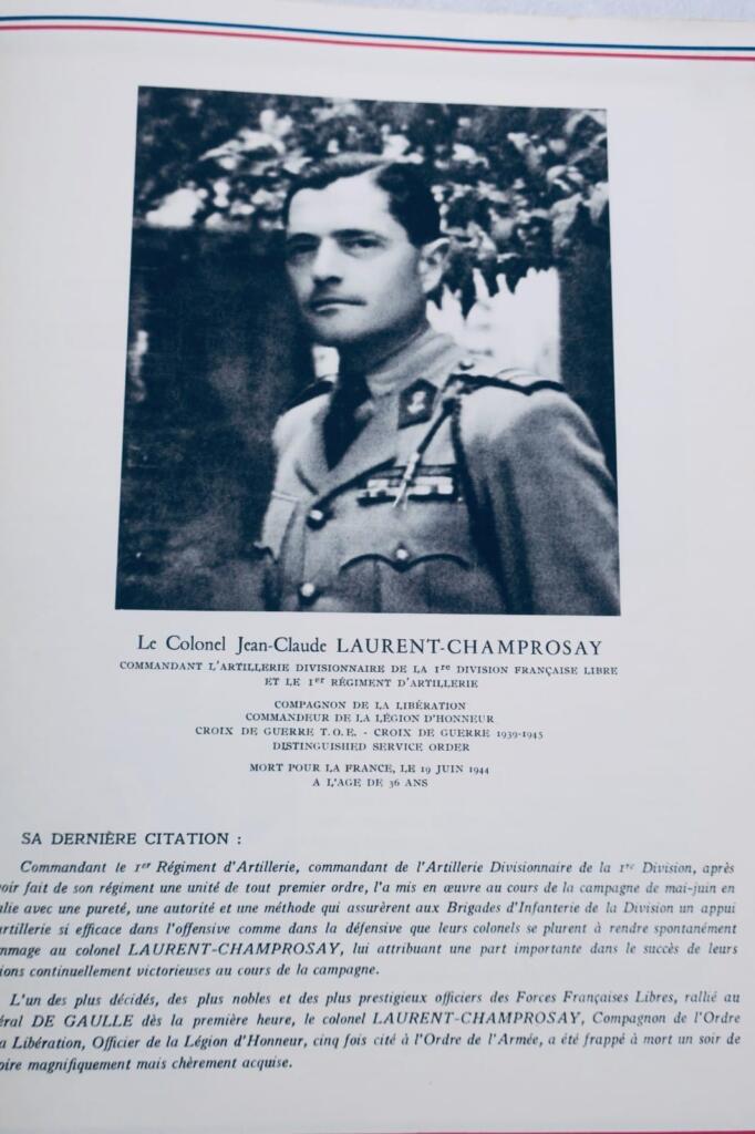 FFL 1ER REGIMENT D&rsquo;ARTILLERIE JUIN 1940 /JUIN 1945 1ERE DIVISION FRANCAISE LIBRE