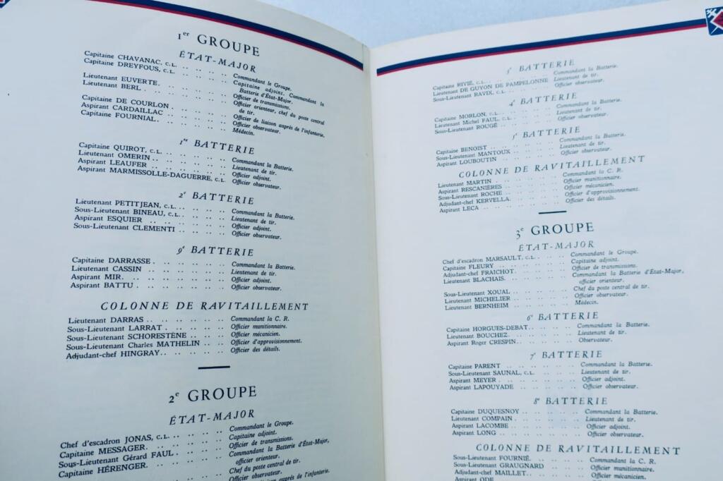 FFL 1ER REGIMENT D&rsquo;ARTILLERIE JUIN 1940 /JUIN 1945 1ERE DIVISION FRANCAISE LIBRE