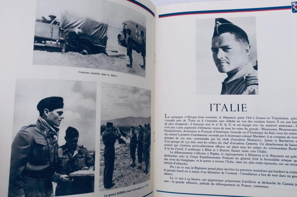 FFL 1ER REGIMENT D&rsquo;ARTILLERIE JUIN 1940 /JUIN 1945 1ERE DIVISION FRANCAISE LIBRE