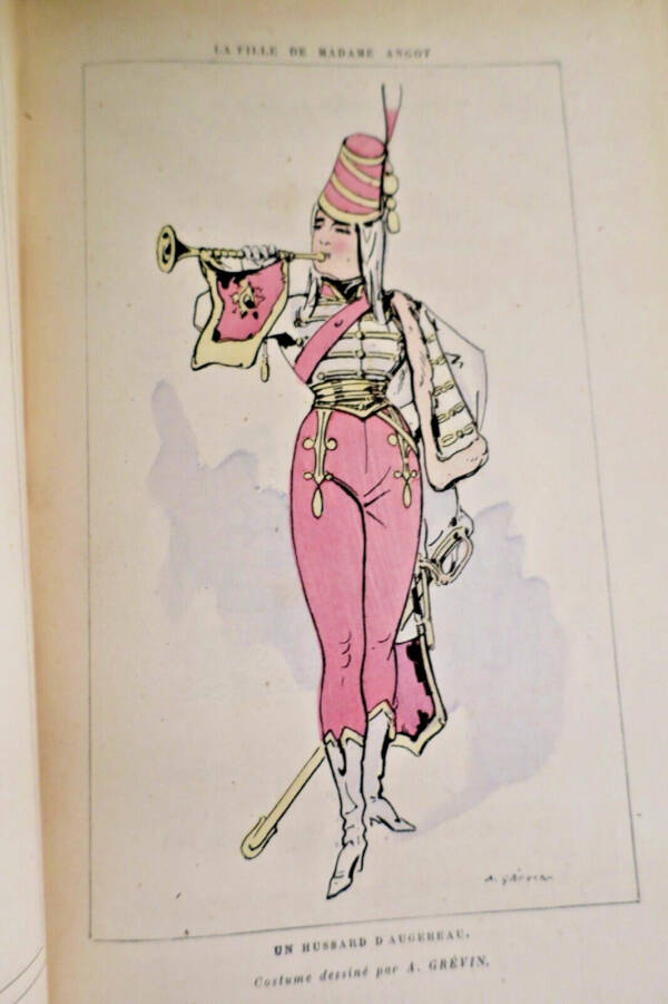 1875年、アンゴ夫人の娘を描くオペラ・コミック