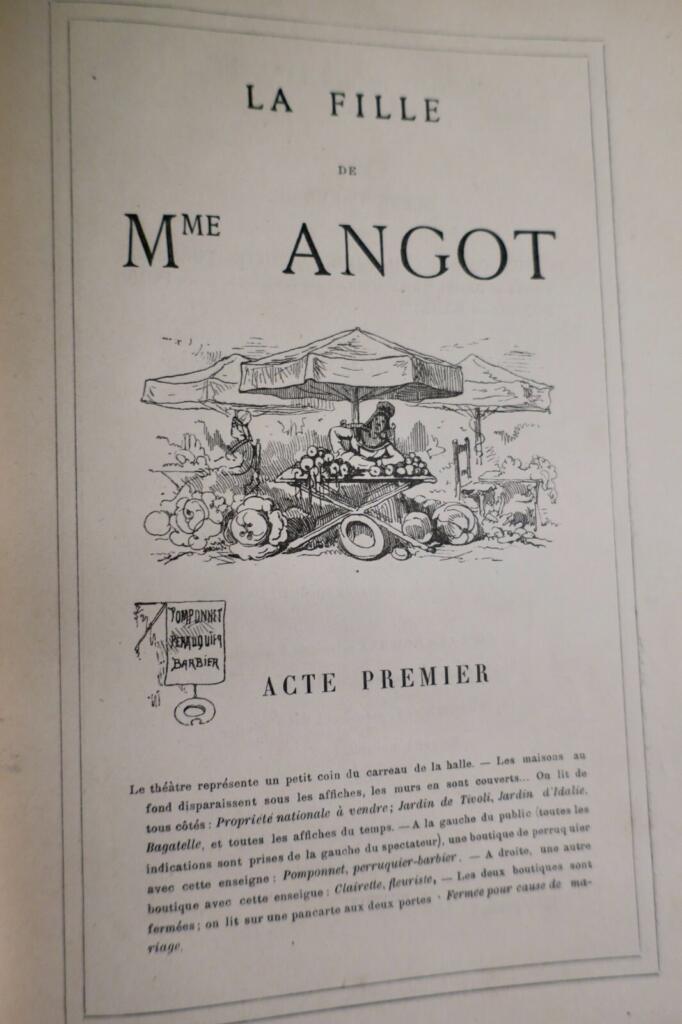 Fille de Mme Angot. Opéra-comique en trois actes 1875