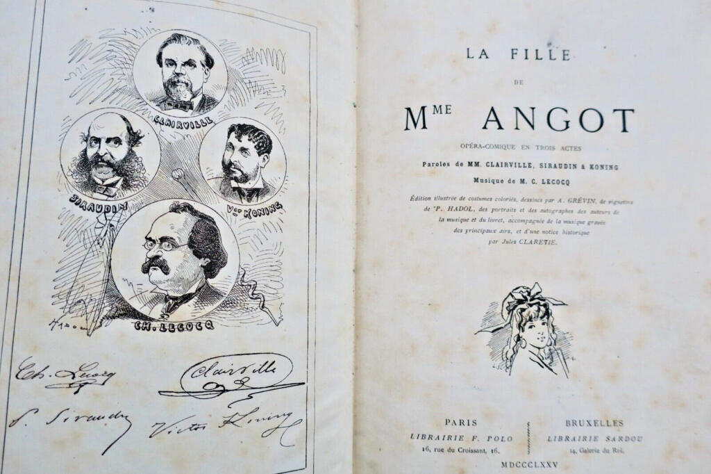 Fille de Mme Angot. Opéra-comique en trois actes 1875