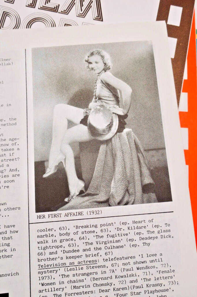 Early issues of Film Dope magazine