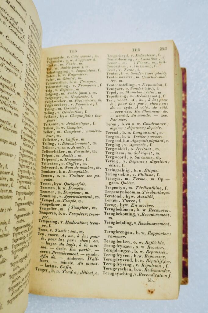 Flämisch-Französisches Wörterbuch, 2. Auflage