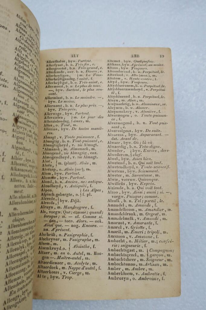 Flämisch-Französisches Wörterbuch, 2. Auflage