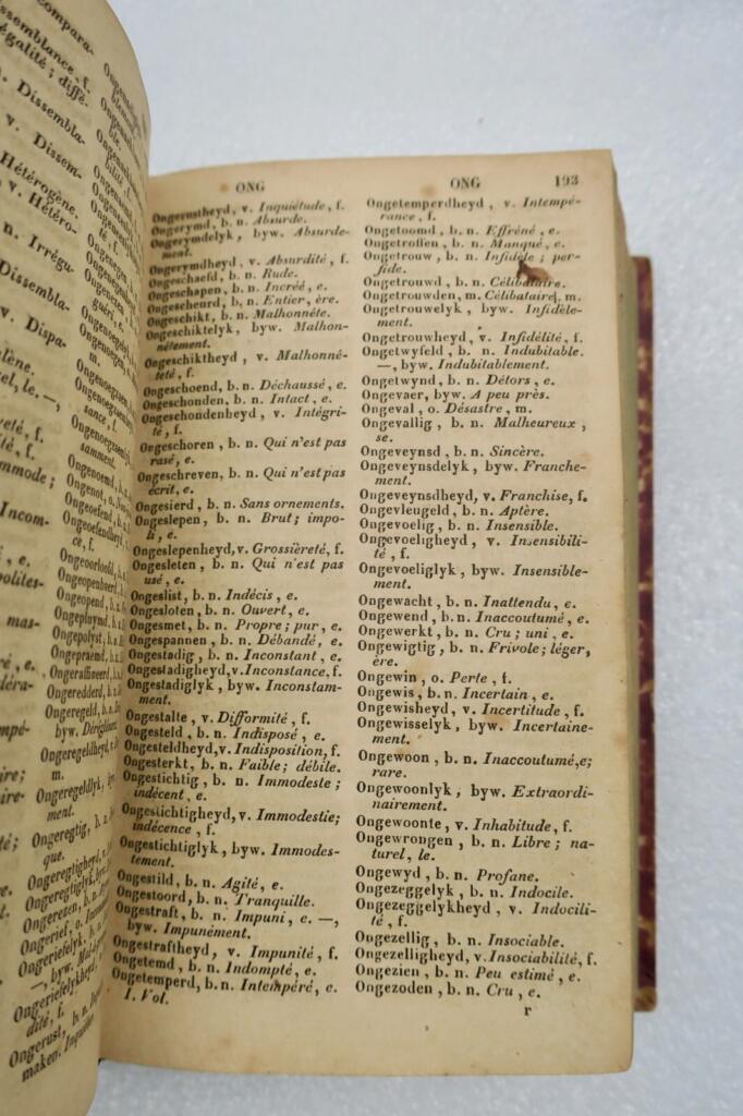 Flämisch-Französisches Wörterbuch, 2. Auflage