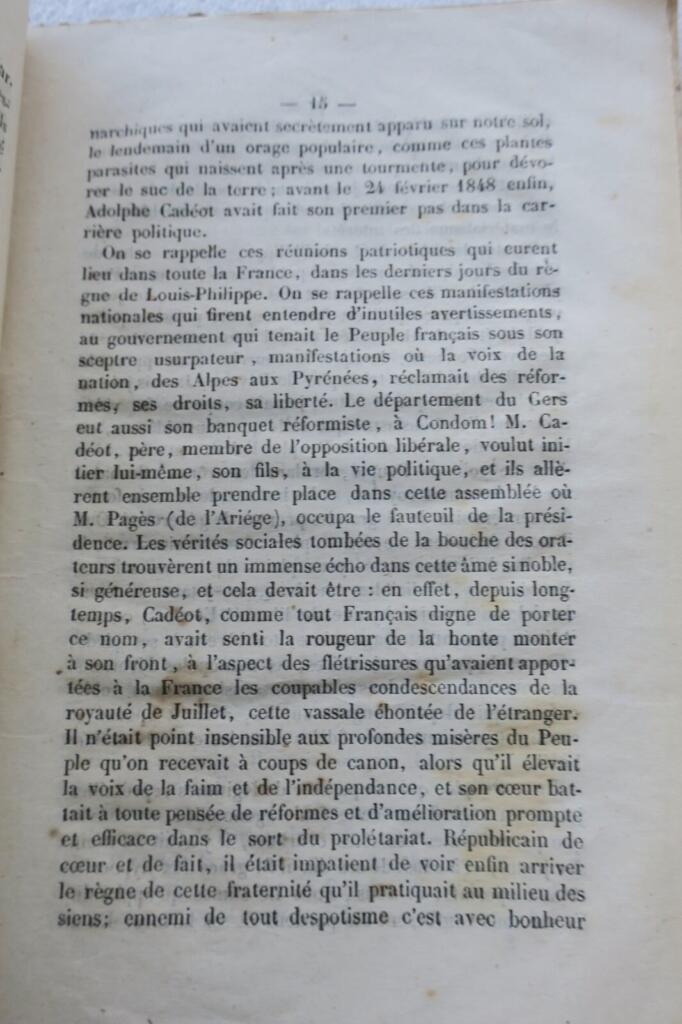 Biografie des ehemaligen Bürgermeisters Adolphe Cadéot