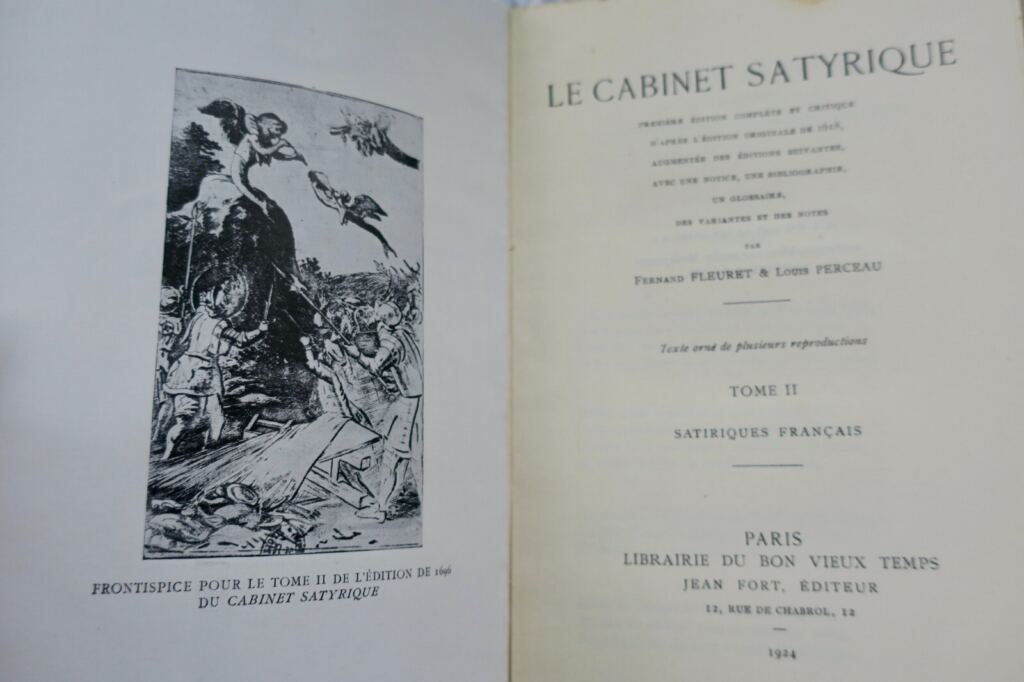 FLEURET Fernand et PERCEAU Louis Le cabinet satyrique