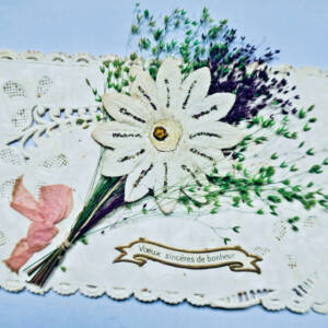 fleurs composition champêtre BELLE EPOQUE voeux sincères de Bonheur