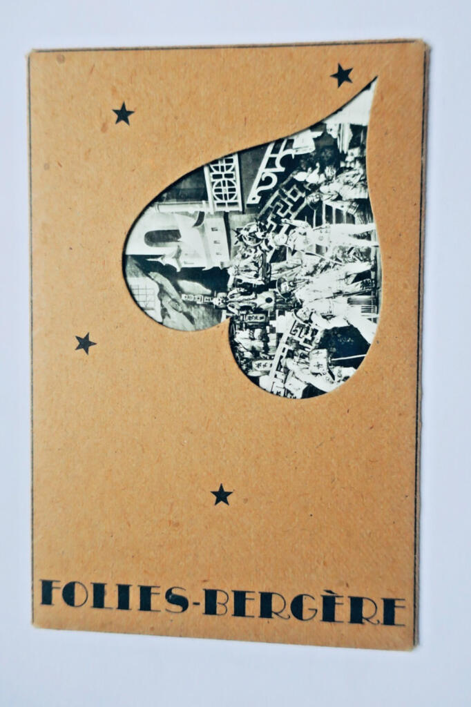 Folies Bergères 5 cartes-postales sous étui cartonné