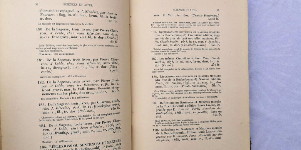 Rare and Curious Books Catalog 1878-1879