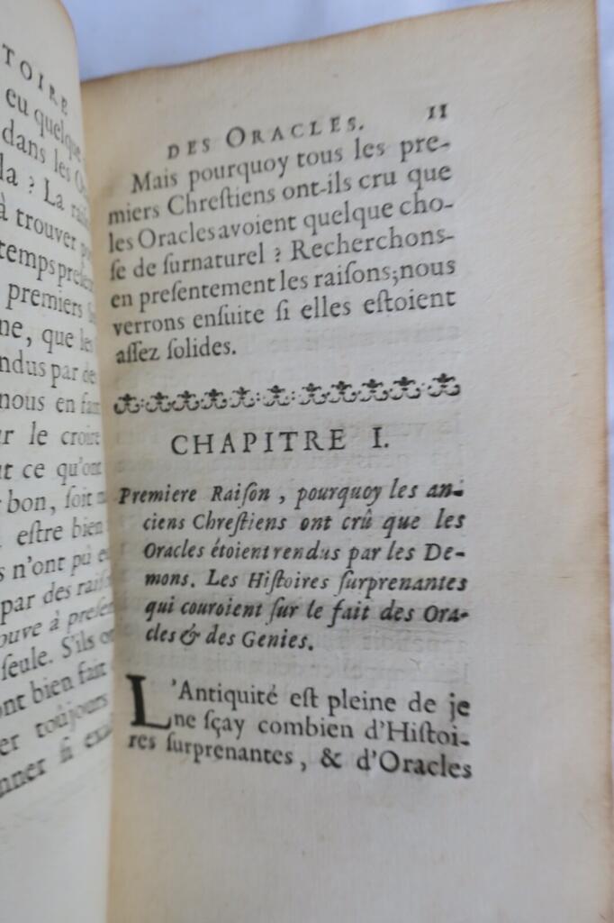 Critical study of oracles and superstition