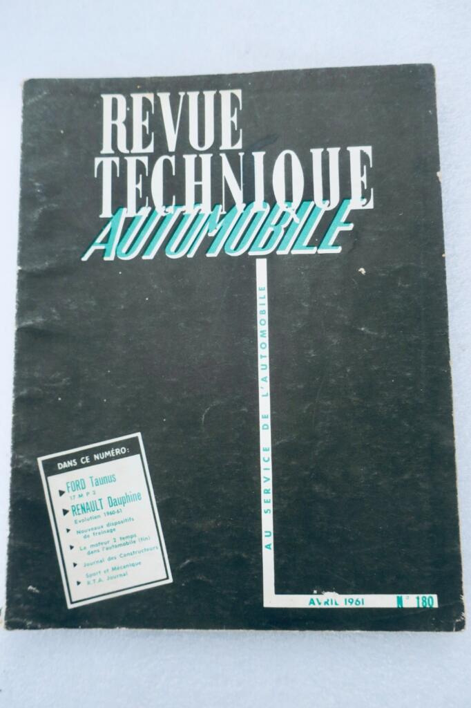 FORD TAUNUS REVUE TECHNIQUE AUTOMOBILE 1961 – N°180 Dauphine