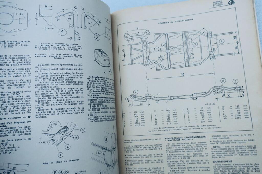 FORD TAUNUS REVUE TECHNIQUE AUTOMOBILE 1961 – N°180 Dauphine