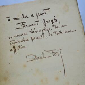 FORT Paul Choix De Ballades Françaises: Hymnes, Chansons, Lieds, Elégies+envoi