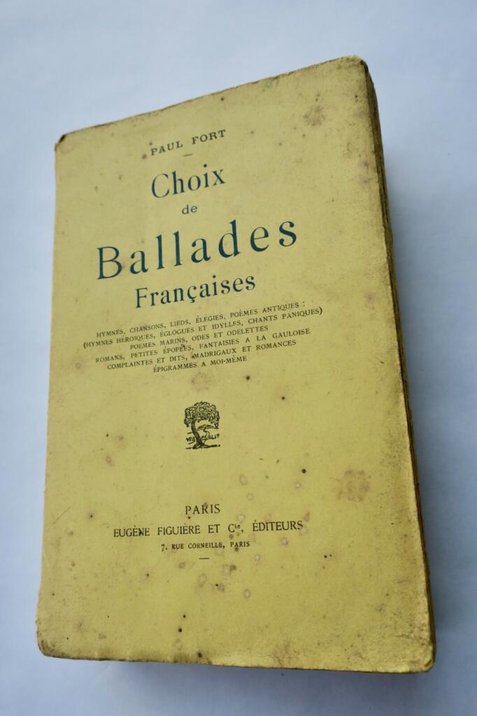 Paul Fort’s Anthology of French Ballads