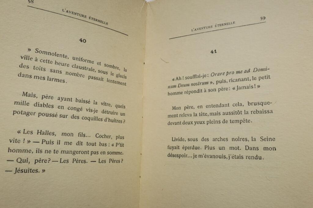 FORT (Paul) L&rsquo;aventure éternelle + dédicace