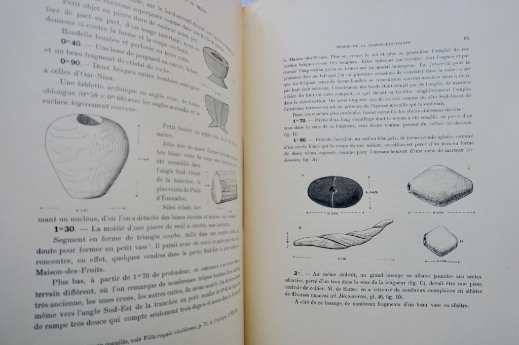 Fouilles de Telloh Epoques présargoniques/ Mission française de Chaldée