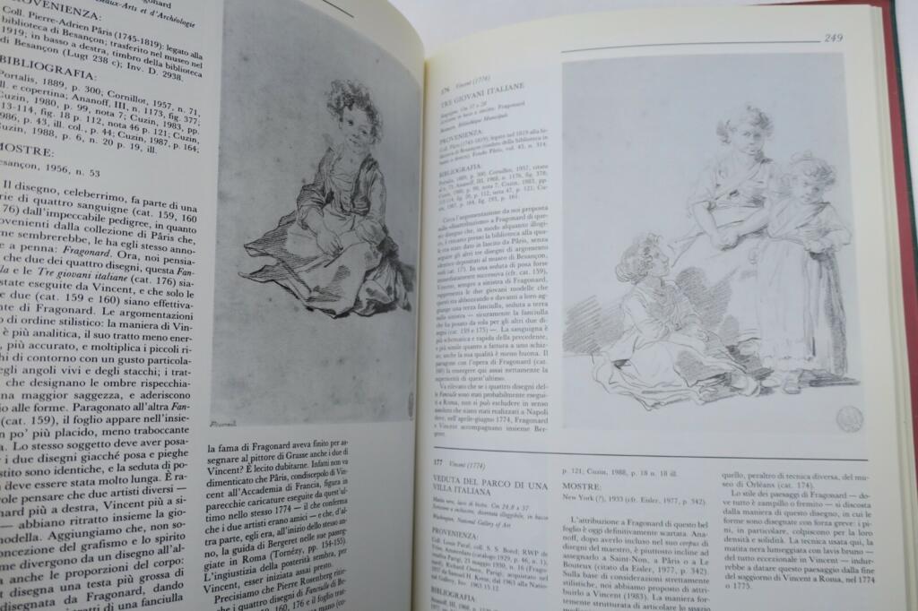 Ausstellungskatalog über Fragonard und Robert