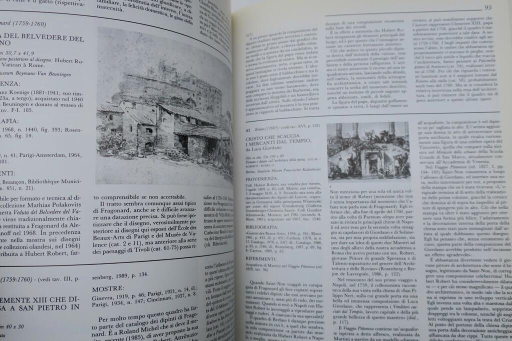 Ausstellungskatalog über Fragonard und Robert