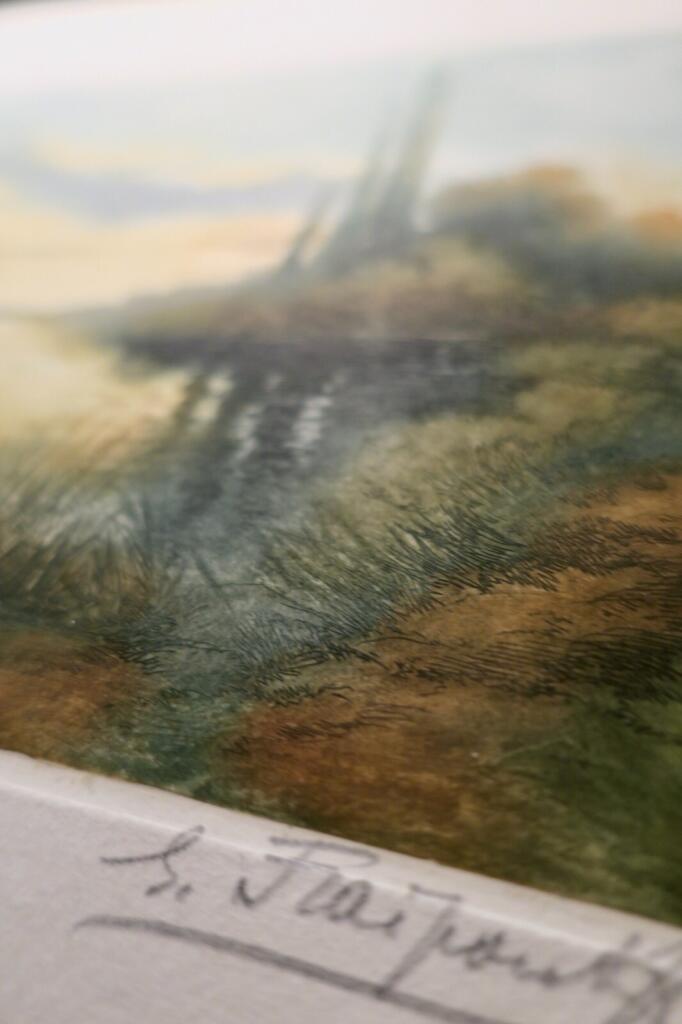 Aquarell von Gustave Fraipont
