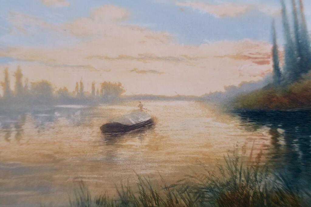 Aquarell von Gustave Fraipont